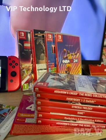 Nintendo switch комплект Гаранция 12м, снимка 3 - Nintendo конзоли - 53248918