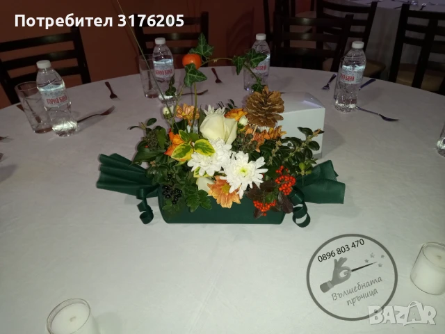 Декорация с естествени / изкуствени цветя, снимка 6 - Изкуствени цветя - 51197931