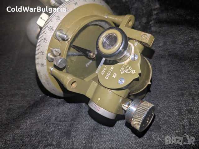 Съветски артилерийски компас (WW2), реновиран в България през Студената война, снимка 6 - Антикварни и старинни предмети - 52562720