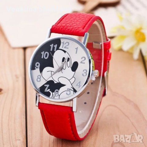 Mickey Mouse Ефектен детски ръчен часовник Мики Маус , снимка 2 - Детски - 32167566