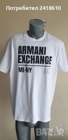 Armani Exchange A/X Organic Cotton Mens Size XL НОВО! ОРИГИНАЛ! Мъжка Тениска!, снимка 3 - Тениски - 54256395