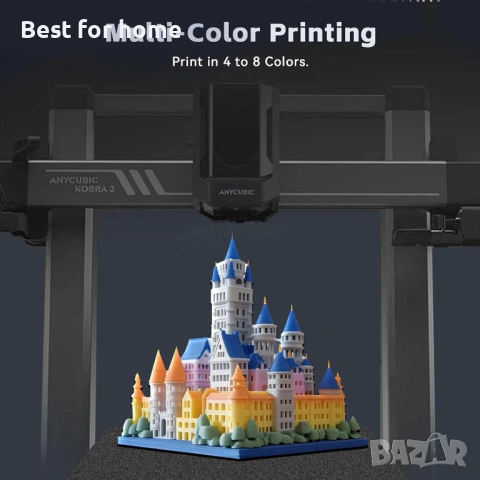 ANYCUBIC Kobra 3 хотенд 3D принтер екструдер V5 J-образна печатаща глава със силиконов чорап 0.4 мм , снимка 8 - Други инструменти - 54311251