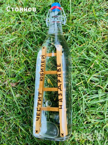 Дървени фигури в стъклено шише, стълби в бутилка, сувенир за подарък, снимка 5 - Въдици - 18318809
