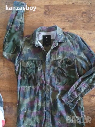 g-star type c straight long rc shirt - страхотна мъжка риза , снимка 6 - Ризи - 42880933
