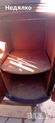 Старинна австрийска махагонова витрина,скрин,кристал, снимка 14 - Антикварни и старинни предмети - 48601548