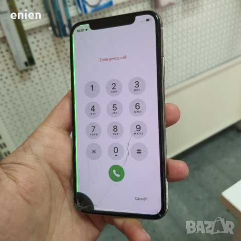 Дисплей с тъч за iPhone XS с дефект и счупено (02), снимка 1