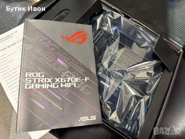 ASUS ROG STRIX X670E-F GAMING WIFI Mainboard, снимка 8 - Дънни платки - 52906993