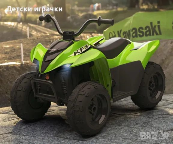 Акумулаторно АТВ Kawasaki 12V, Injusa , снимка 2 - Детски велосипеди, триколки и коли - 50089399