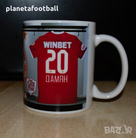 Уникална Футболна Фен Чаша На ЦСКА С Ваше Име И Номер!Чаша на SKA, снимка 3 - Фен артикули - 6979374