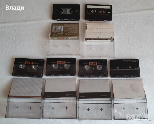 Аудио касети Sony Metal XR. Metallic, Maxell MX, снимка 4 - Аудио касети - 44602723