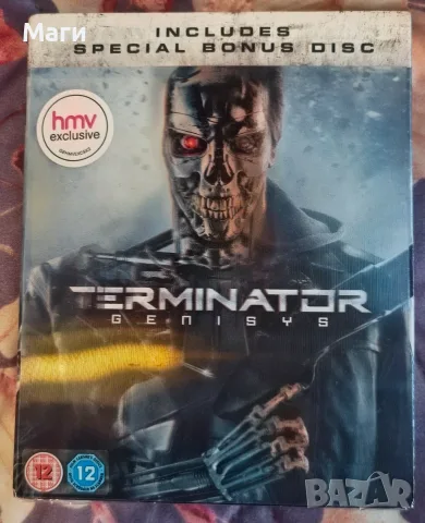Терминатор: Генезис / Terminator Genesis  HMV EXCLUSIVE Blu Ray disc / Блу Рей диск без Бг субтитри , снимка 3 - Blu-Ray филми - 55993764