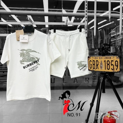 мъжки екипи burberry , снимка 3 - Спортни дрехи, екипи - 51305166