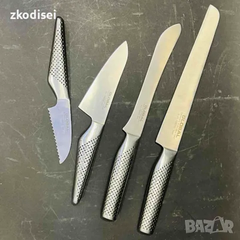 Комплект 4 ножа GLOBAL GS-9/GF-27/GS-4/G-37, снимка 2 - Ножове - 50378582