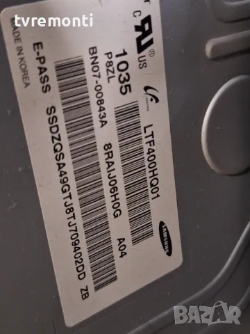 Main Board BN94-03388A BN41-01423B for Samsung LE40C750R2W for 40inc DISPLAY LTF400HQ01, снимка 7 - Части и Платки - 48262602