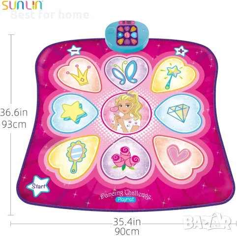 Танцувален музикален килим SUNLIN Dance Mat с говорители, снимка 5 - Музикални играчки - 48735597