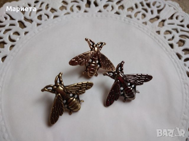 Брошка Пчела Пинче Бижута  Пчели Аксесоари Пчеличка , снимка 12 - Други - 39800198