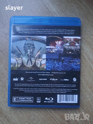 Оригинален blueray Robbie Williams, снимка 2 - DVD дискове - 44421342