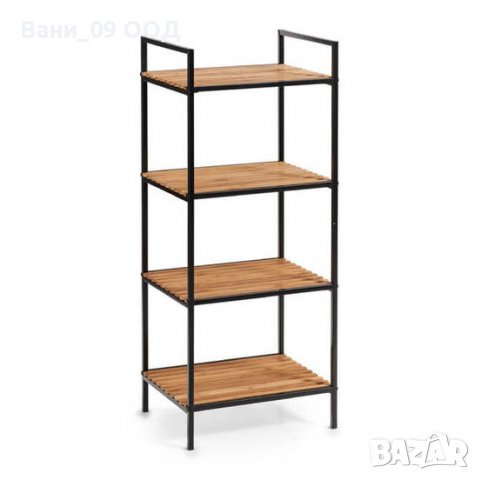 Етажерка за баня-бамбук и метал, снимка 2 - Етажерки - 39607147