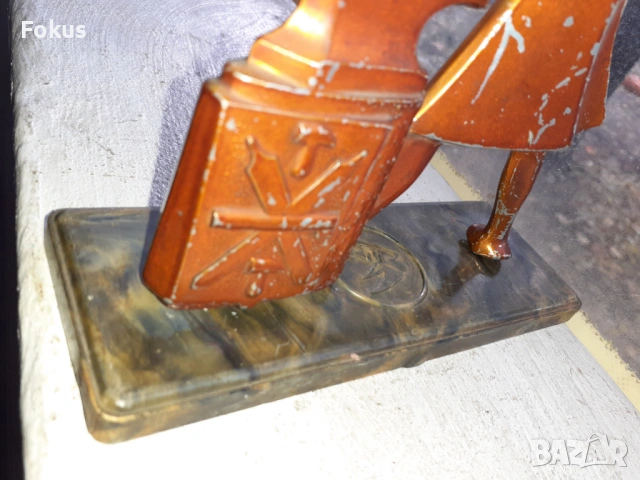 Стара руска съветска статуетка фигура - Тула, снимка 7 - Антикварни и старинни предмети - 53358049