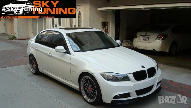 Bmw e90/91 LCI Лип Спойлер бмв е90/91 фейс добавка предна броня м тех, снимка 3 - Аксесоари и консумативи - 51954632