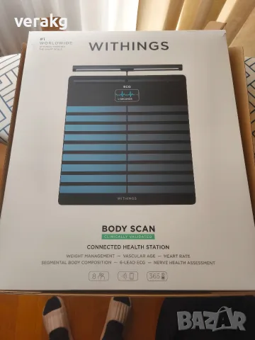 Смарт кантар Withings, снимка 2 - Електронни везни - 56494235