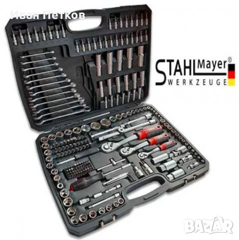 Професионален комплект инструменти Stahlmayer 216 части гедоре