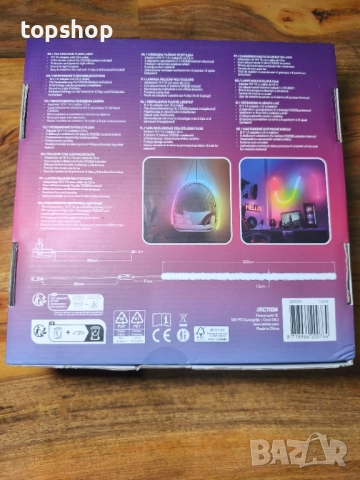 Чисто нова запечатана плюшена лед лента 2 метра с адаптер 12 волта и кабел 1,5 метра. Включва ..., снимка 2 - Лед осветление - 52674966