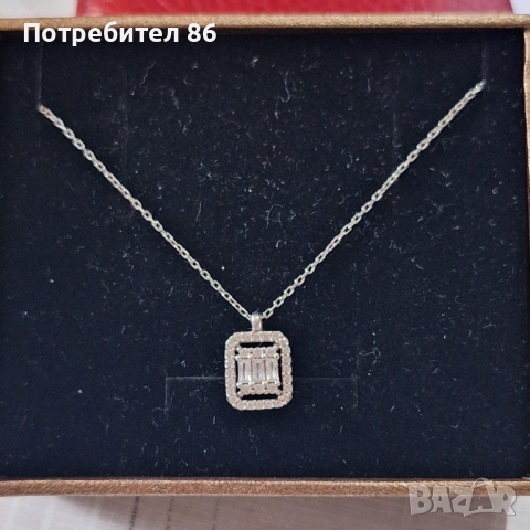 Сребърен комплект с циркони , снимка 4 - Бижутерийни комплекти - 54306182