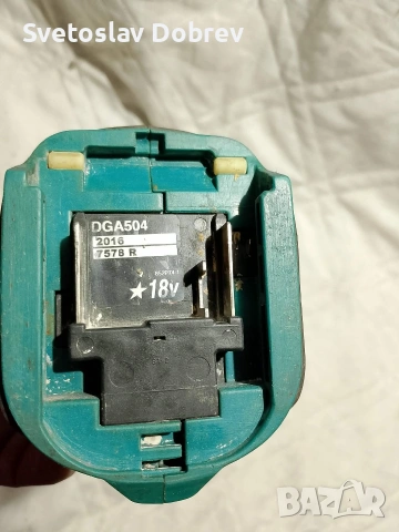 безчетков акумулаторен ъглошлайф makita dga 5 0 4, снимка 2 - Други инструменти - 53966419