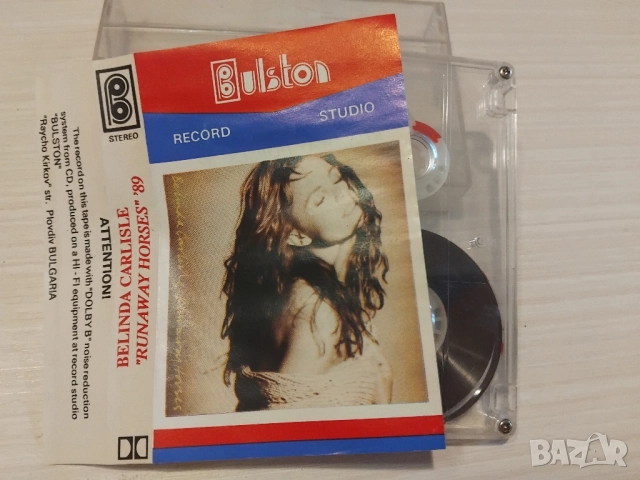 Belinda Carlisle – Runaway Horses - аудио касета музика