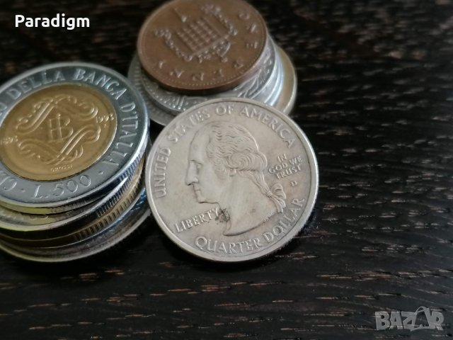 Монета - САЩ - 1/4 (четвърт) долар (Роуд Айлънд) | 2001г., снимка 2 - Нумизматика и бонистика - 34033928