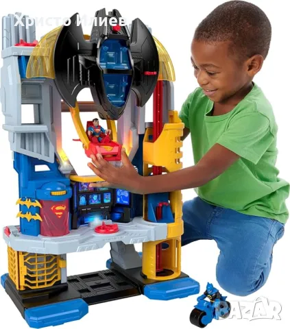 Голям комплект за игра Батман и Супермен Imaginext Fisher Price Batman