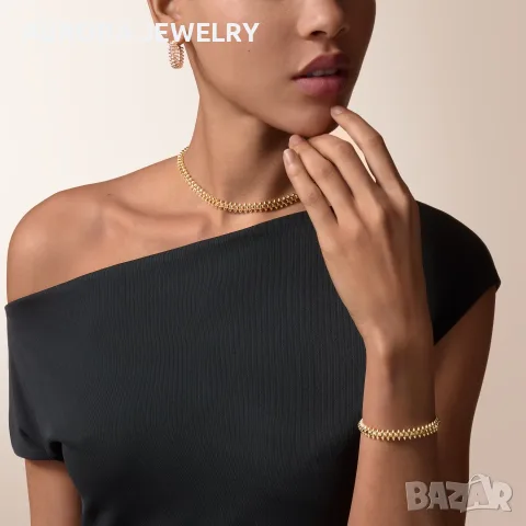 CARTIER Clash de Cartier Rose Gold Hoop Дамски Обеци, снимка 5 - Обеци - 55931931