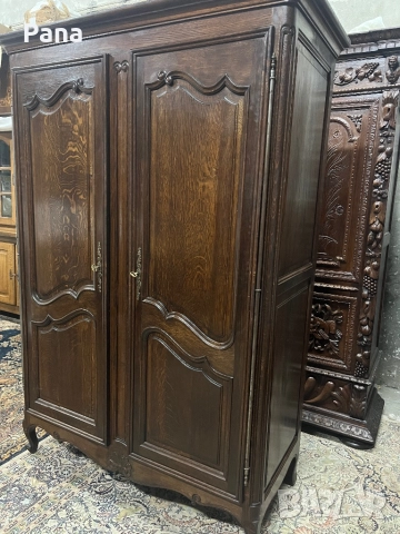 Масивен дъбов гардероб , снимка 4 - Гардероби - 52327871