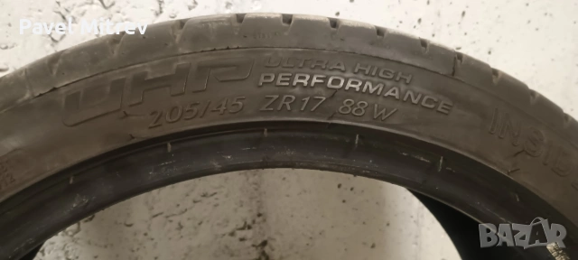 Летни гуми 205/45 ZR17, снимка 4 - Гуми и джанти - 54126643