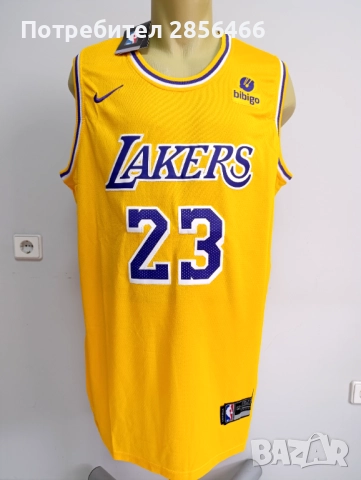 Мъжки потник Nike LA Lakers Lebron James season 2023-24 размер XL