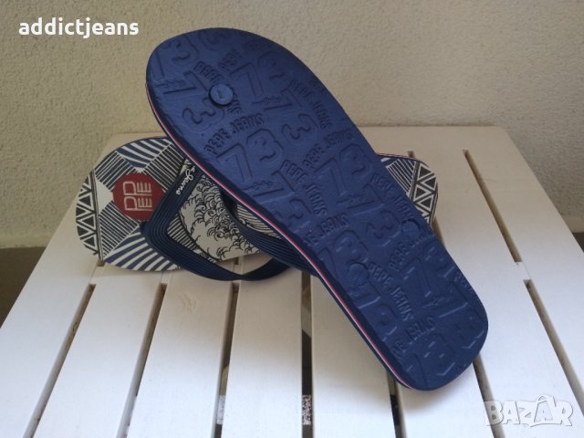 Мъжки джапанки PEPE Jeans размер 42, снимка 3 - Джапанки - 31973745