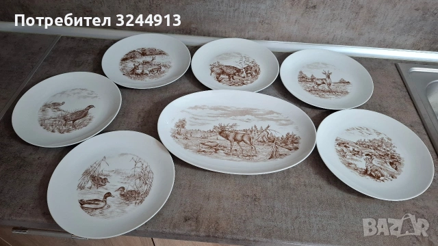 Ловен сервиз за хранене Bavaria , снимка 3 - Сервизи - 54235686