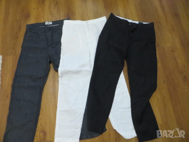Мъжки панталони лен H&M, Next, снимка 1