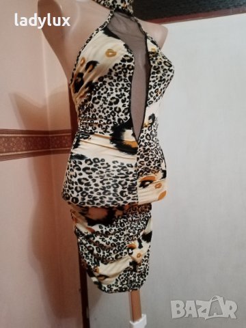 Нова Еластична Рокля, Размер XS/S. Код 1733, снимка 7 - Рокли - 36680033