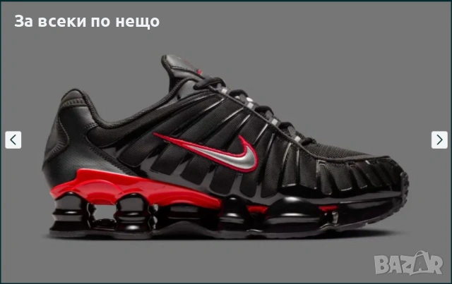 Nike Shox TL Мъжки Маратонки С Кутия👟Мъжки Спортни Обувки Черно и Червено Код S411, снимка 7 - Маратонки - 53265661