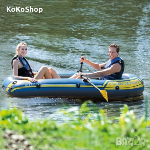 Надуваема лодка Intex-236x114x41 см./двуместна надуваема лодка, снимка 2 - Водни спортове - 51140791