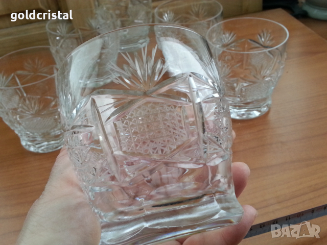 Кристални чаши , снимка 3 - Антикварни и старинни предмети - 36553509