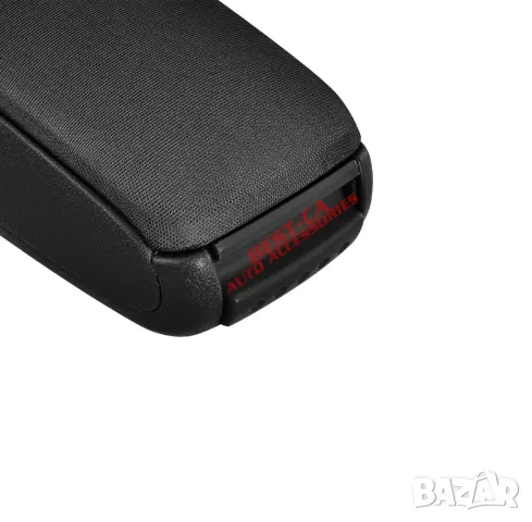 Текстилен черен подлакътник подходящ за Skoda Fabia 3 Mk3 III (2014-2022), снимка 3 - Аксесоари и консумативи - 48206762