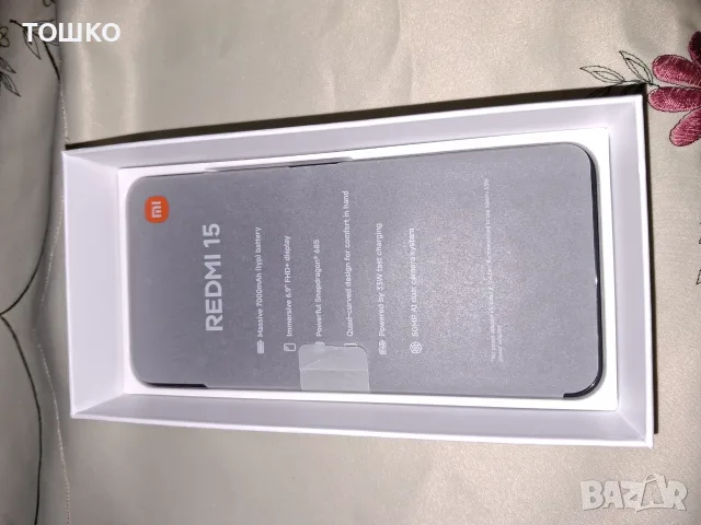 Смартфон GSM XIAOMI REDMI 15 128/6 BLACK 6.90 ", 128 GB, RAM 6, снимка 2 - Xiaomi - 55774900