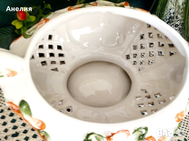 Съд от Италия майолика , снимка 6 - Декорация за дома - 51826951