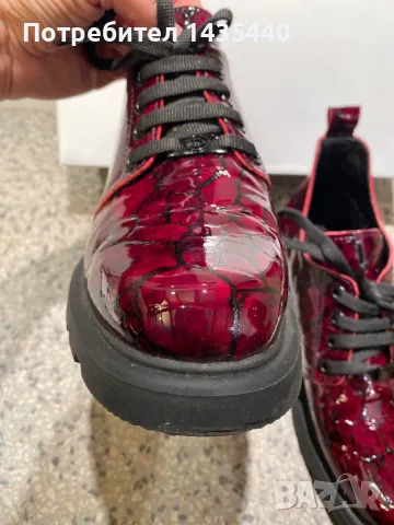 Обувки в цвят бордо, снимка 6 - Дамски ежедневни обувки - 49833252