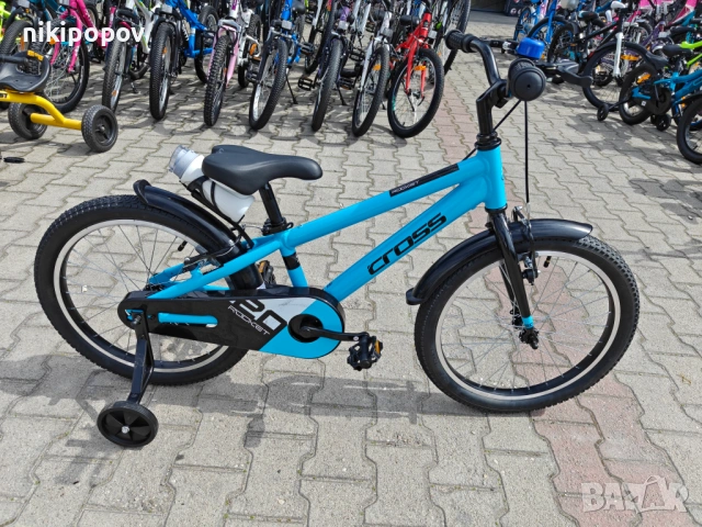 CROSS Алуминиев велосипед 20" ROCKET син, снимка 2 - Велосипеди - 53980839