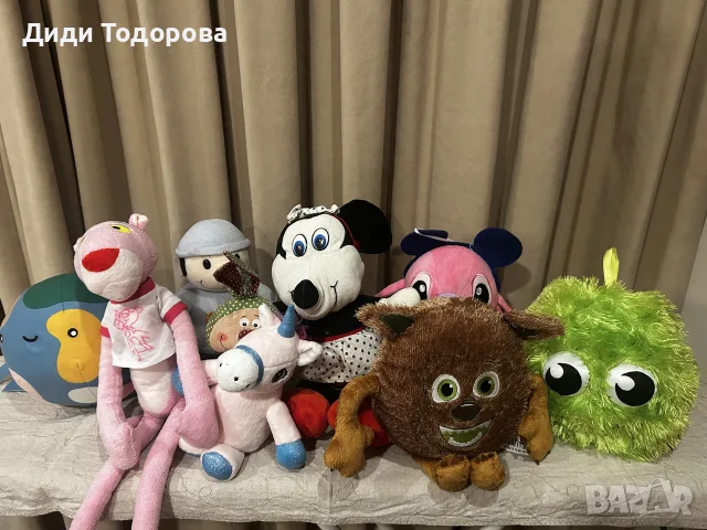 Лот от 9 детски плюшени играчки - Супер цена за целия комплект!