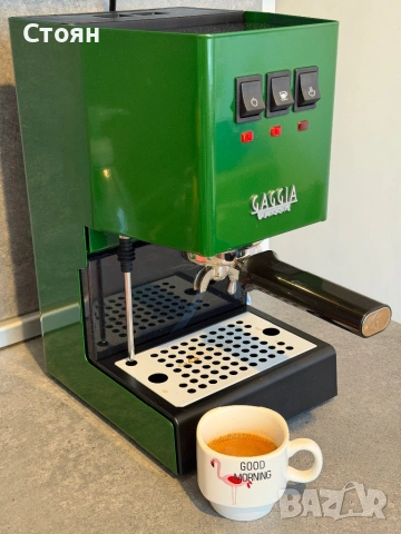 Чисто нова кафемашина GAGGIA Classic E24 Jungle Green, снимка 6 - Кафемашини - 54187728